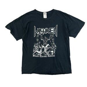 Witch Haven Black Thrash Assault Graphic Band Tshirt Black Large L Adult Content
